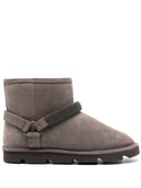 Brunello Cucinelli Suede Ankle Boots With Shearling Lining