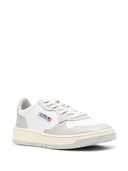 Sneaker in pelle bassa medaglia di autry
