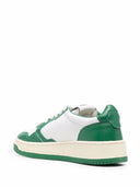 Sneaker in pelle bassa medaglia di autry