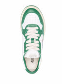 Sneaker in pelle bassa medaglia di autry