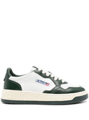 Sneaker in pelle bassa medaglia di autry