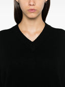 Suéter de cuello de lana vmani armani v