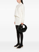 Khaite Olivia Medium Patent Leather Hobo Bag
