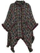 Etro Wool Tweed Cape