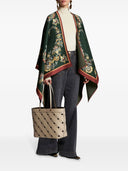 Etro Wool Printed Cape