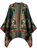 Etro Wool Printed Cape