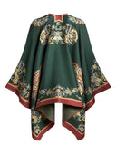 Etro Wool Printed Cape
