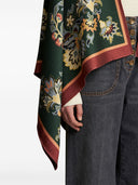 Etro Wool Printed Cape