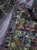 Chaqueta de tweed de lana etro