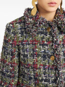 Chaqueta de tweed de lana etro