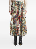 Etro -geprinte midi -rok
