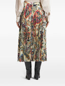 Etro -geprinte midi -rok