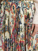 Etro -geprinte midi -rok