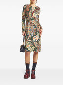 Etro Printed Midi Dress