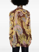 Camicia di seta stampata da etro