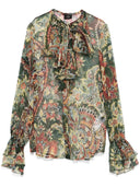 Etro Printed Silk Shirt