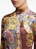 ETRO gedruckter Hochhalspullover
