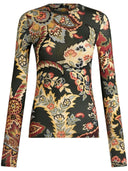 Etro Printed Wool Sweater