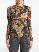 Etro Printed Wool Sweater