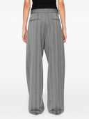 Pantaloni di miscela di lana di moda sportiva
