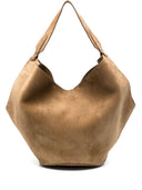 Borsa a tracolla in pelle media khaite