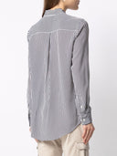 Equipment Striped Silk Shirt