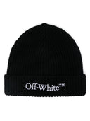 Off White Wool Logo Beanie