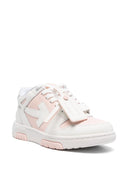 Off White Out Of Office Leather Sneakers