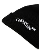 Off White Bookish Wool Beanie