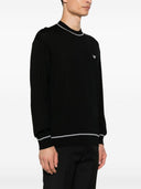 Sweter wełniany logo Emporio Armani
