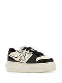 Fendi Fendi Match Leather Sneakers