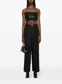 Norma Kamali Strapless 자른 상단