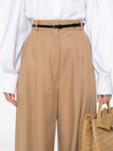 Sport Max Wolle Weitbeinhose