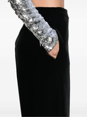 Sportmax modne aksamitne spodnie