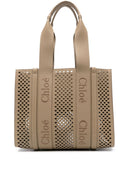 Tota mediana de cuero leñador de Chloè