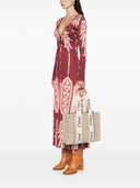 Chloè Woody Medium Linen Tote