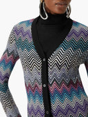 Missoni Zig Zag Motif Wool Cardigan