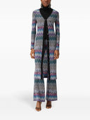 Missoni Zig Zag Motif Wool Cardigan