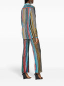 Missoni blossade ben randiga byxor