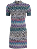 Missoni Zig Zag Motif Wool Mini Dress