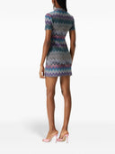 Missoni Zig Zag Motif Wool Mini Dress