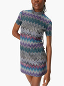 Missoni Zig Zag Motif Wool Mini Dress