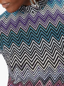 Missoni Zig Zag Motif Wool Mini Dress