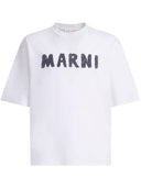Marni Logo Cotton T Shirt