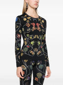 Marine Serre Floral Jewelry Print Top