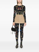 Marine Serre Floral Jewelry Print Top