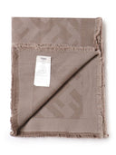 Fendi Ff Wool And Silk Blend Scarf