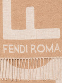 Fendi fendi roma wełniany szalik