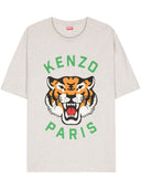 Kenzo Lucky Tiger Cotton T Shirt