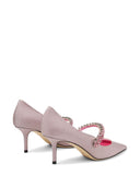 Jimmy Choo Bing 65 Glittered Leather Pumps